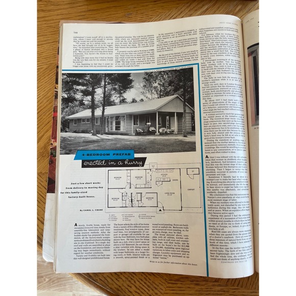 Ladies Home Journal June 1957 Vintage Magazine Wedding Cover Bing Crosby Fashion - Picture 16 of 16